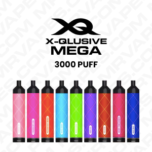 x-qlusive mega disposable vape 3000 puff