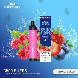 X-QLUSIVE MEGA BONDI BEACH – 3500 PUFFS
