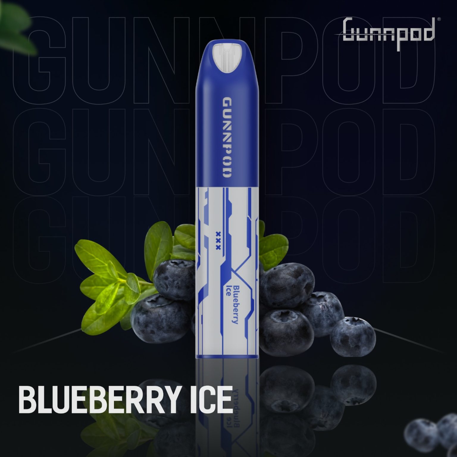 GUNNPOD LUME BLUEBERRY ICE 5000 PUFFS IGET
