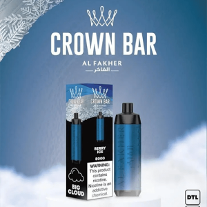 CROWN BAR ALFAKHER BERRY ICE - 8000 PUFFS