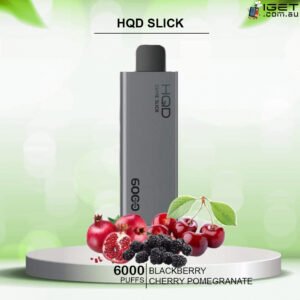 HQD SLICK BLACKBERRY CHERRY POMEGRANATE - 6000 PUFFS