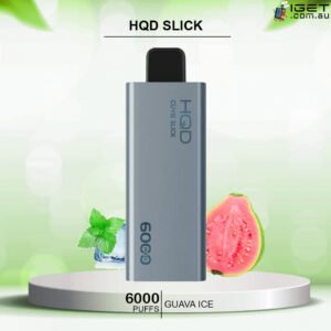 HQD SLICK GUAVA ICE - 6000 PUFFS