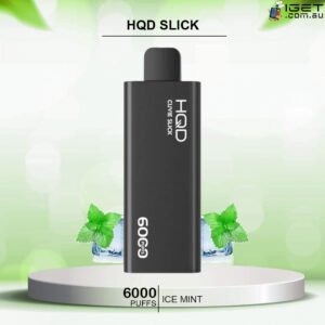 HQD SLICK ICE MINT - 6000 PUFFS