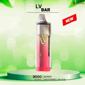 LV BAR - BERRY WATERMELON ICE - 9000 PUFFS