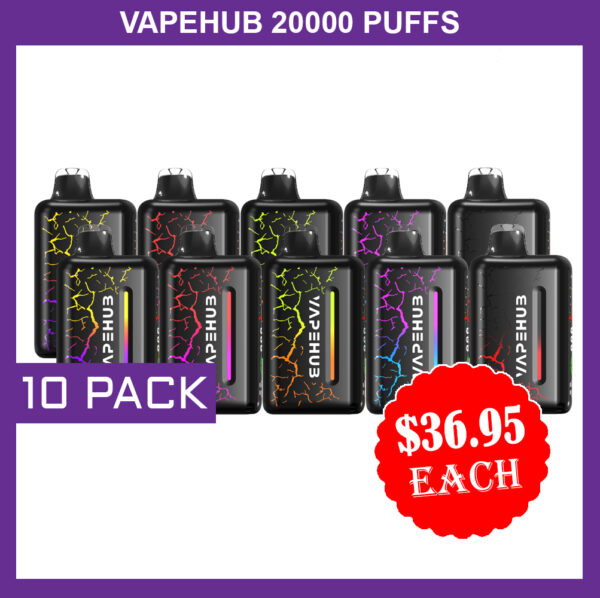 VAPEHUB 20000 PUFFS - 10 PACK