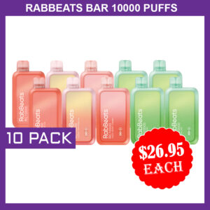 RABBEATS BAR 10000 PUFFS - 10 PACKS