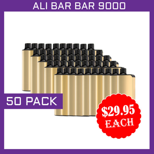 ALIBARBAR INGOT 9000 PUFFS - 50 PACKS