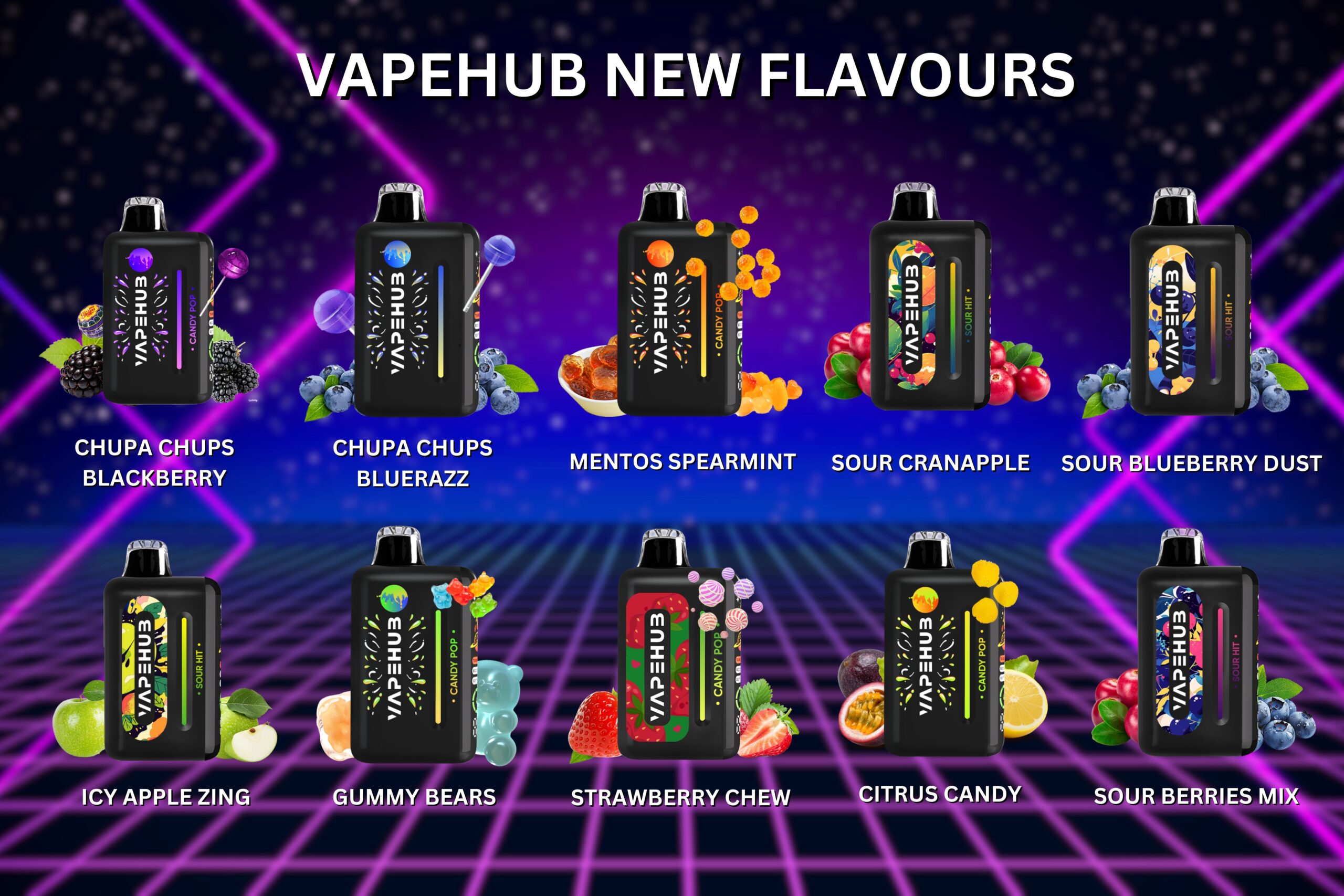 VAPEHUB NEW FLAVOURS