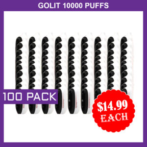 GOLIT 10000 PUFFS - 100 PACK