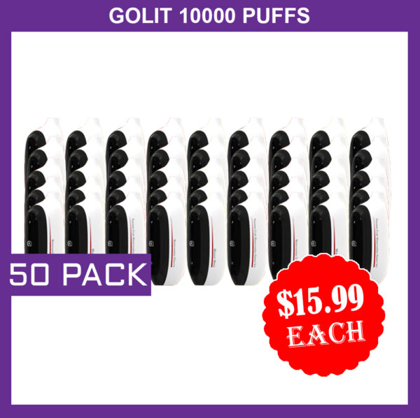 GOLIT 10000 PUFFS - 50 PACK