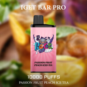 IGET BAR PRO PASSION FRUIT PEACH ICE TEA  - 10000 PUFFS
