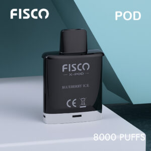 FISCO XPOD BLUEBERRY ICE - 8000 PUFFS (POD ONLY)